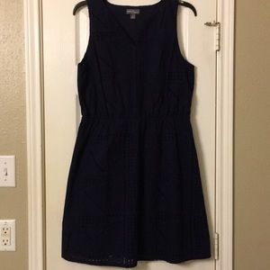 Market & Spruce Textured Dress - Navy
